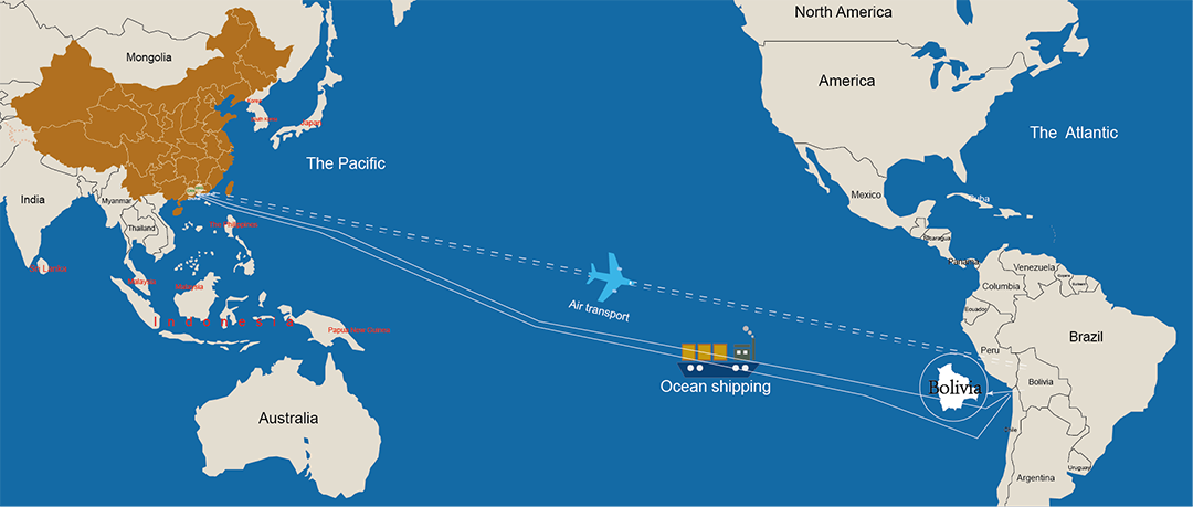  ¿Cuánto cuesta enviar mercancías desde China a Bolivia?